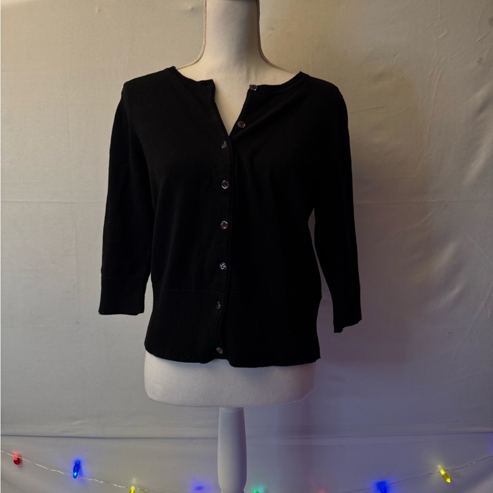 Relativity Black Button Down Shirt - image 1